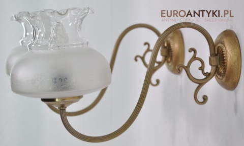 STARE LAMPKI LAMPY KINKIETY Z KLOSZAMI RUSTIC x