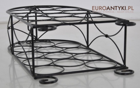 STARY KUTY METAL STOJAK NA WINO WINA STOJACZEK x