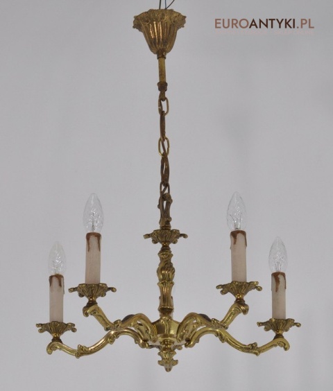 STARY SALONOWY ZLOTY ZYRANDOL STARE ZLOTO ANTYK