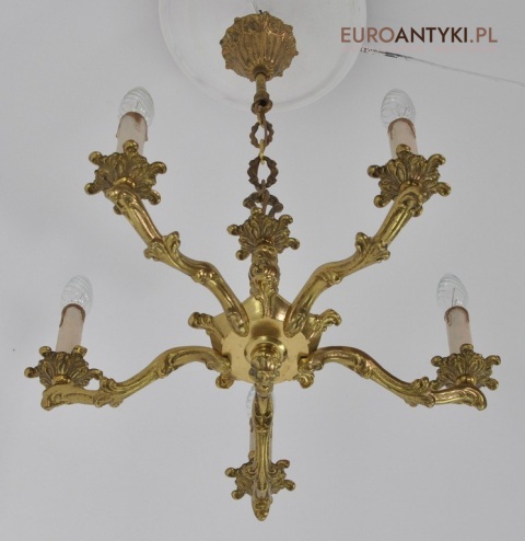 STARY SALONOWY ZLOTY ZYRANDOL STARE ZLOTO ANTYK