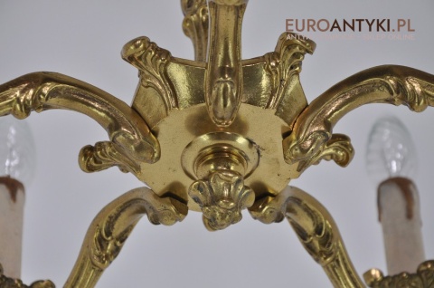 STARY SALONOWY ZLOTY ZYRANDOL STARE ZLOTO ANTYK