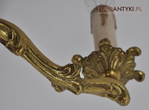 STARY SALONOWY ZLOTY ZYRANDOL STARE ZLOTO ANTYK