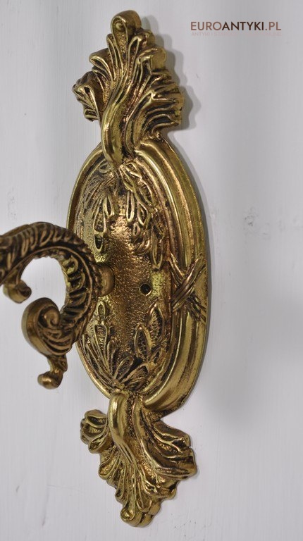 XL STARY DUZY KINKIET LAMPKA LAMPA Z MOSIADZU