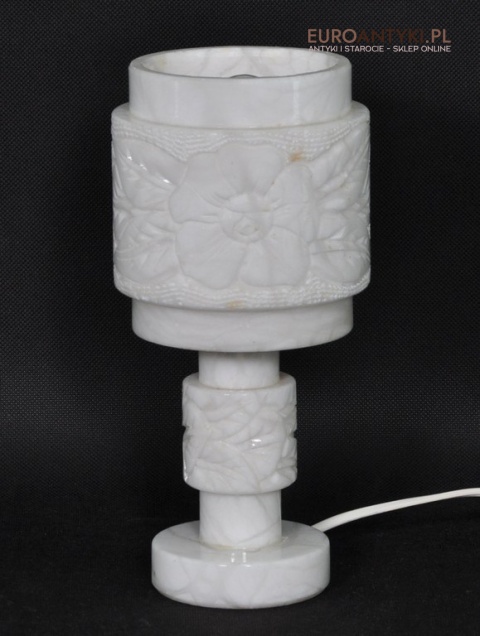 ALABASTROWA LAMPA ANTYK Z ALABASTRU LAMPKA STARA x