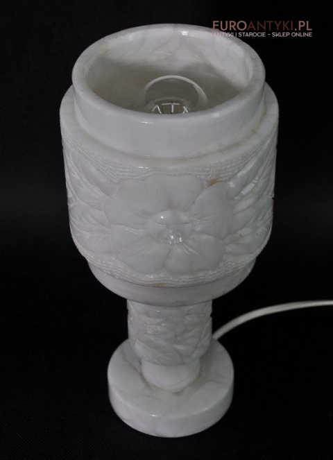 ALABASTROWA LAMPA ANTYK Z ALABASTRU LAMPKA STARA x