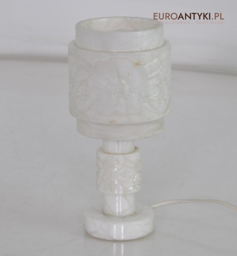 ALABASTROWA LAMPA ANTYK Z ALABASTRU LAMPKA STARA x