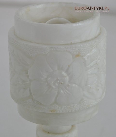 ALABASTROWA LAMPA ANTYK Z ALABASTRU LAMPKA STARA x