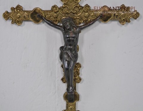 ANTYK KRZYZ KRZYZYK Z LAT 1900 JEZUS CHRYSTUS x