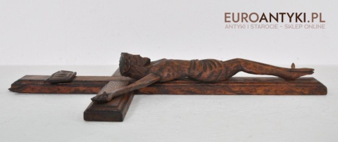ANTYK KRZYZ Z LAT 1850-1900 JEZUS CHRYSTUS x