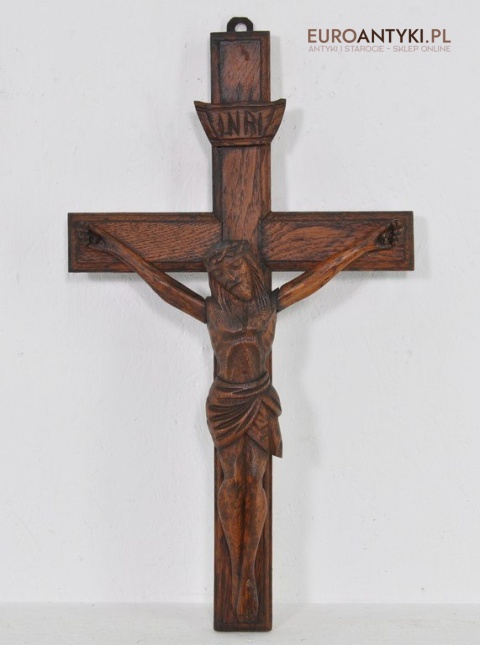 ANTYK KRZYZ Z LAT 1850-1900 JEZUS CHRYSTUS x