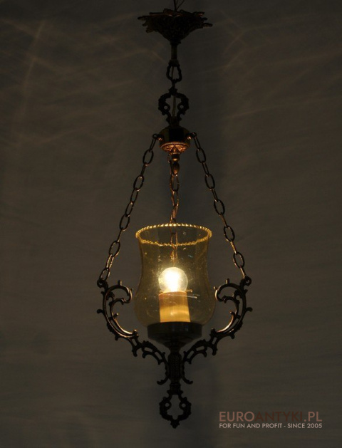 ART NOUVEAU STARA LAMPKA LAMPA DO GANKA HOLU x