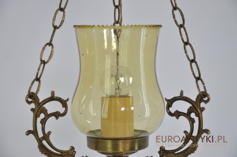 ART NOUVEAU STARA LAMPKA LAMPA DO GANKA HOLU x