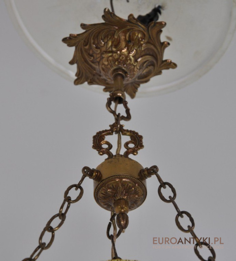 ART NOUVEAU STARA LAMPKA LAMPA DO GANKA HOLU x