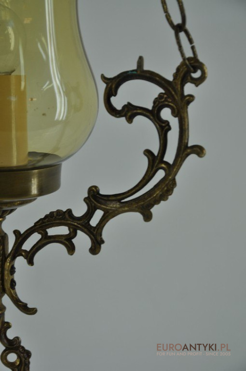 ART NOUVEAU STARA LAMPKA LAMPA DO GANKA HOLU x