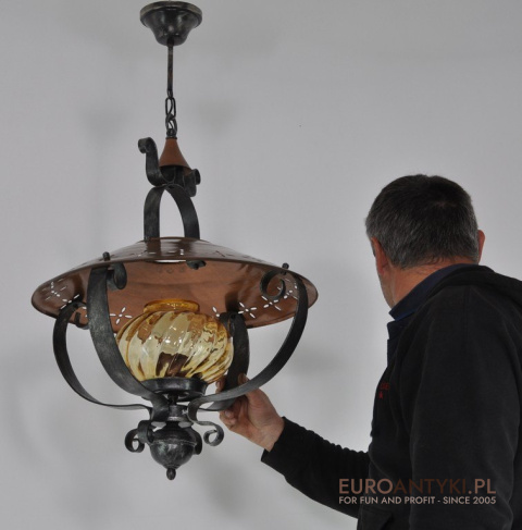 RUSTYKALNA LAMPA DO KUCHNI GANKA GANKU HOLU DUZA