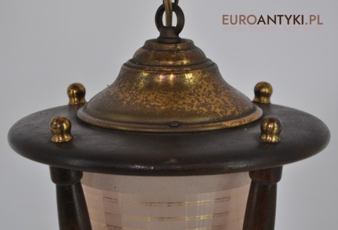 STARA LAMPKA ART DECO DO GANKU GANKA HOLU ANTYK x
