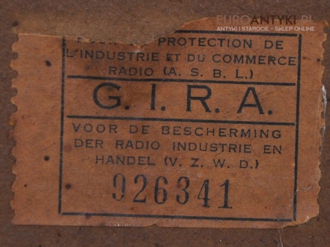 STARE FRANCUSKIE RADIO G.I.R.A. GIRA CZESCI x