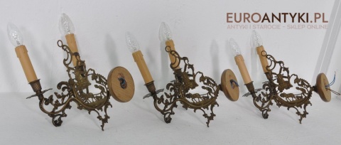 STARE KINKIETY LAMPKI DUZE LAMPY RUSTIC ANTYK x