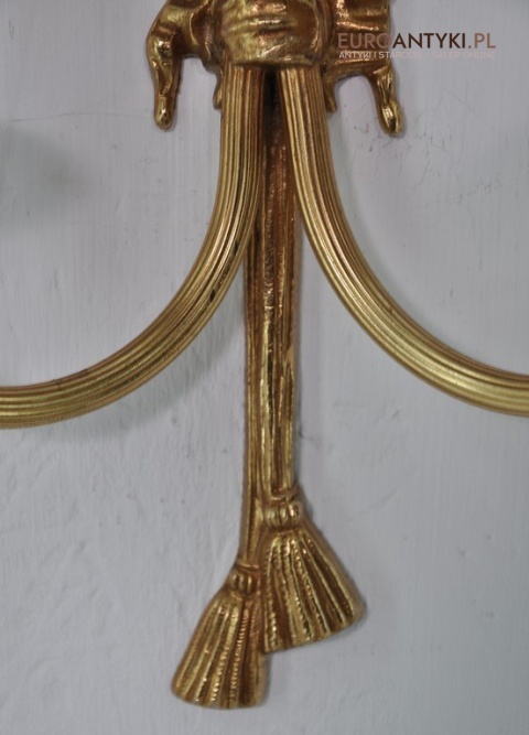 STARE KINKIETY LAMPKI LAMPY MOSIEZNE Z KOKARDA x