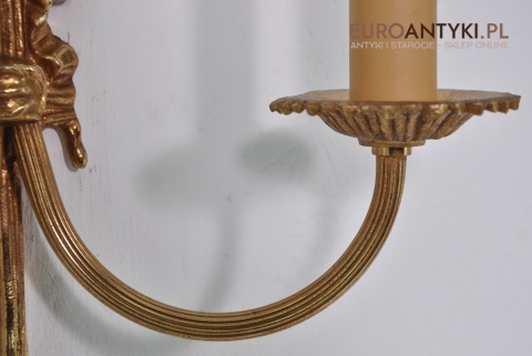 STARE KINKIETY LAMPKI LAMPY MOSIEZNE Z KOKARDA x