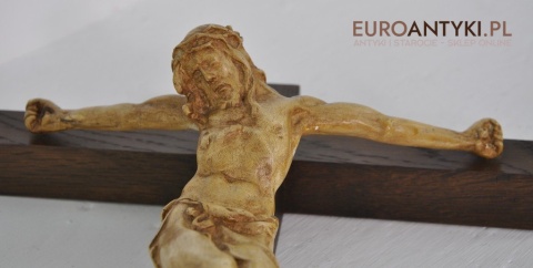 STARY KRZYZ JEZUCH CHRYSTUS INRI PASYJKA VINTAGE