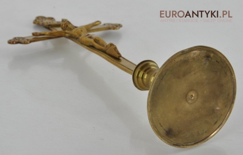 STARY MOSIEZNY KRZYZ JEZUCH CHRYSTUS INRI PASYJKA