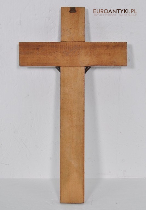 ANTYK DUZY STARY KRZYZ Z JEZUSEM CHRYSTUSEM x