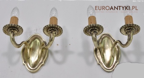 ANTYK STARE ZLOTE KINKIETY LAMPKI LAMPY x