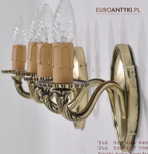 ANTYK STARE ZLOTE KINKIETY LAMPKI LAMPY x