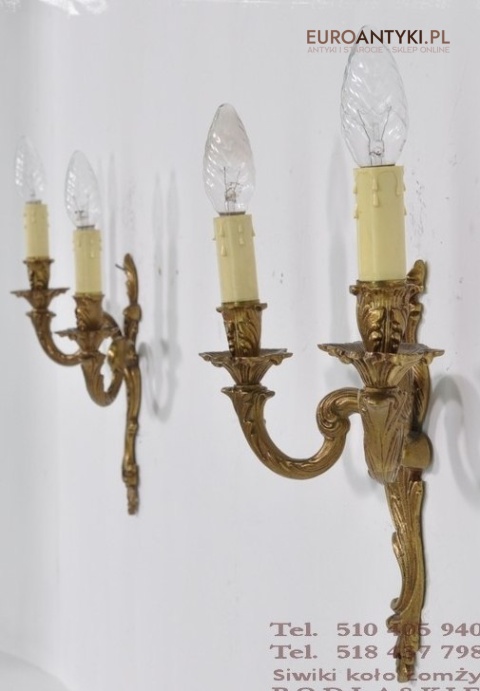DUZE KINKIETY LAMPKI NA SCIANE BAROK ROKOKO x