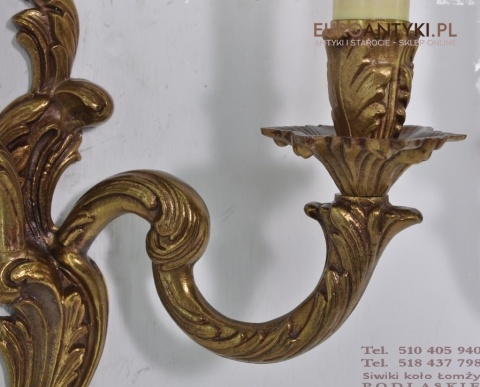 DUZE KINKIETY LAMPKI NA SCIANE BAROK ROKOKO x