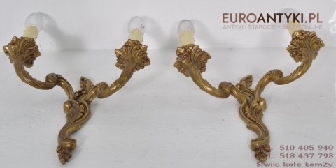 DUZE KINKIETY LAMPKI NA SCIANE BAROK ROKOKO x