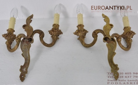 DUZE KINKIETY LAMPKI NA SCIANE BAROK ROKOKO x