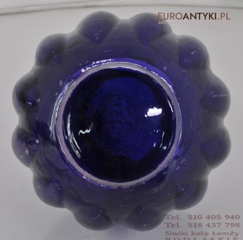 DUZY SZKLANY FIOLETOWY POJEMNIK PROWANSALSKI WAZA