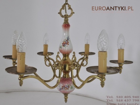 PROWANSALSKA LAMPA SUFITOWA STARY DUZY ZYRANDOL x