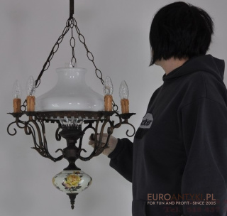 RUSTYKALNA LAMPA SUFITOWA ZYRANDOL RUSTYKALNY x