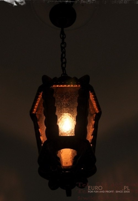 RZEZBIONA STARA LAMPA LAMPKA SUFITOWA RUSTYKALNA x