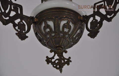 STARA LAMPA NAFTOWA ELEKTRYCZNA Z BRAZU ANTYK x