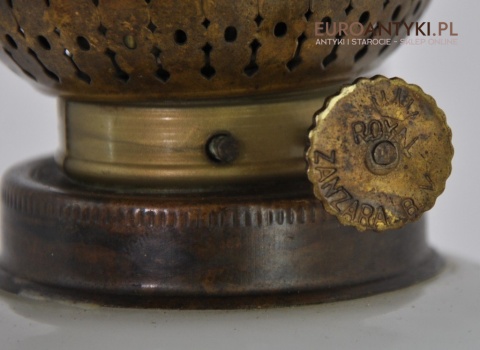 STARA LAMPA NAFTOWA ELEKTRYCZNA Z BRAZU ANTYK x