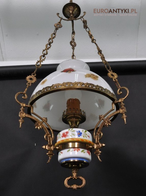 STARA LAMPA RUSTYKALNA DUZA XL ZYRANDOL RUSTYKALNY