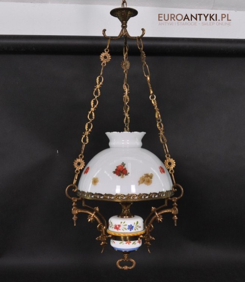 STARA LAMPA RUSTYKALNA DUZA XL ZYRANDOL RUSTYKALNY