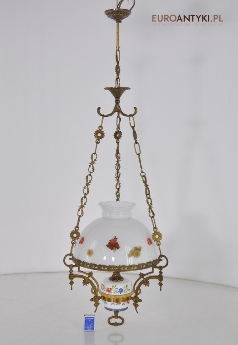 STARA LAMPA RUSTYKALNA DUZA XL ZYRANDOL RUSTYKALNY