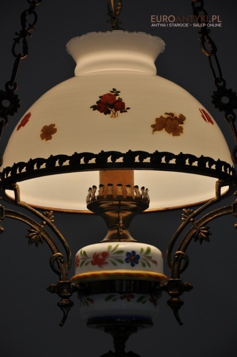 STARA LAMPA RUSTYKALNA DUZA XL ZYRANDOL RUSTYKALNY