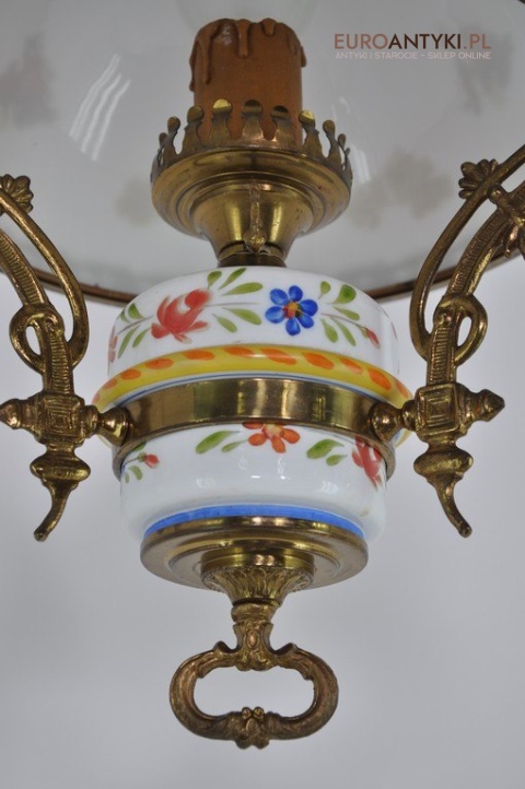 STARA LAMPA RUSTYKALNA DUZA XL ZYRANDOL RUSTYKALNY