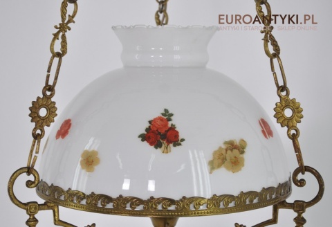 STARA LAMPA RUSTYKALNA DUZA XL ZYRANDOL RUSTYKALNY