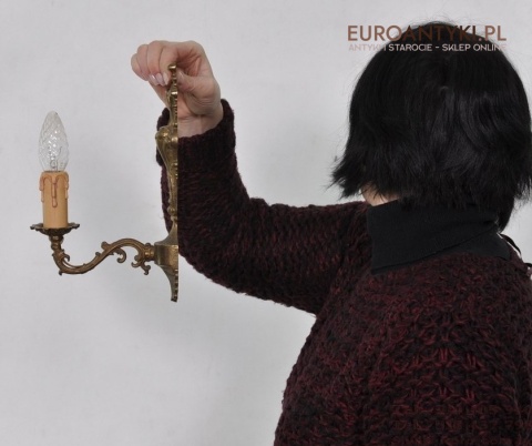 STARY KINKIET LAMPA LAMPKA NA SCIANE MOSIADZ x