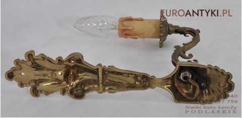 STARY KINKIET LAMPA LAMPKA NA SCIANE MOSIADZ x