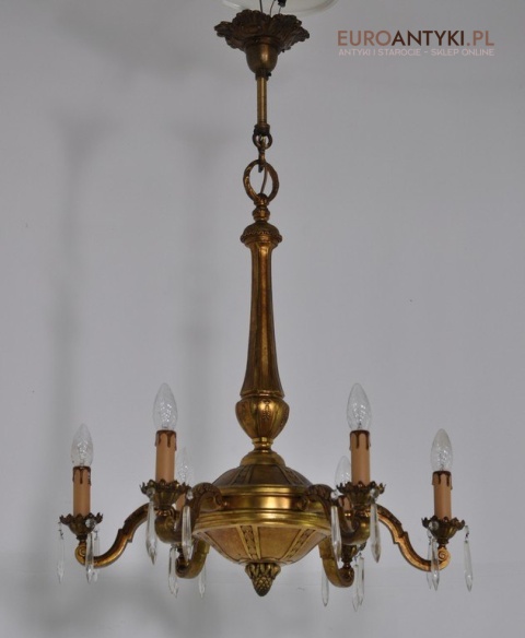 XL DUZY STARY ZYRANDOL SECESYJNY SECESJA ANTYK x