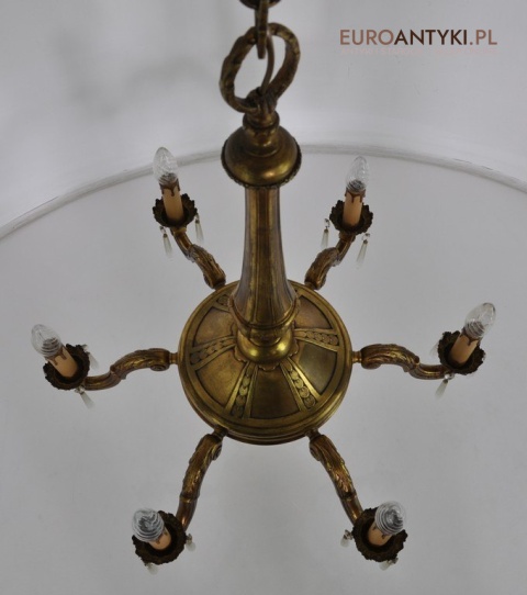 XL DUZY STARY ZYRANDOL SECESYJNY SECESJA ANTYK x