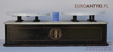 XL duza STARA ANTYCZNA WAGA miedzywojenna ANTYK x